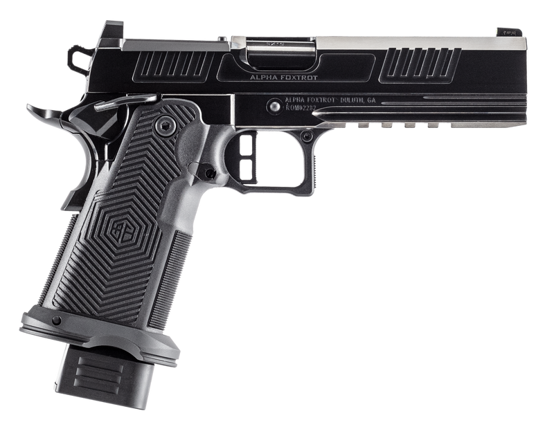 Alpha Foxtrot AF1911 Romulus 9mm Luger 5" 20rd Handgun, Black - AA39X1EID-PDBK19