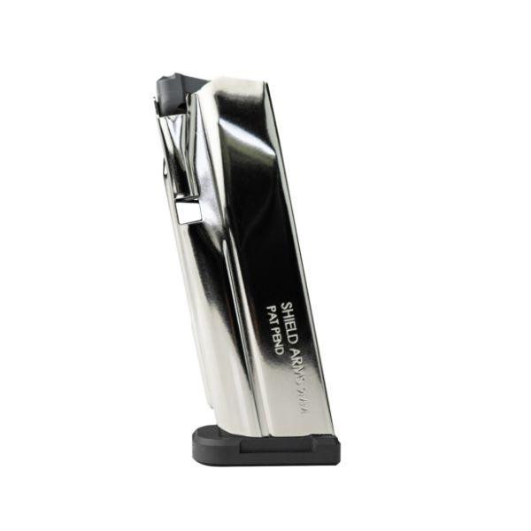 Shield Arms S15 Gen 3 Handgun Magazine 9mm Luger 15rd, Electroless Nickel - SA-S15-N-GEN3