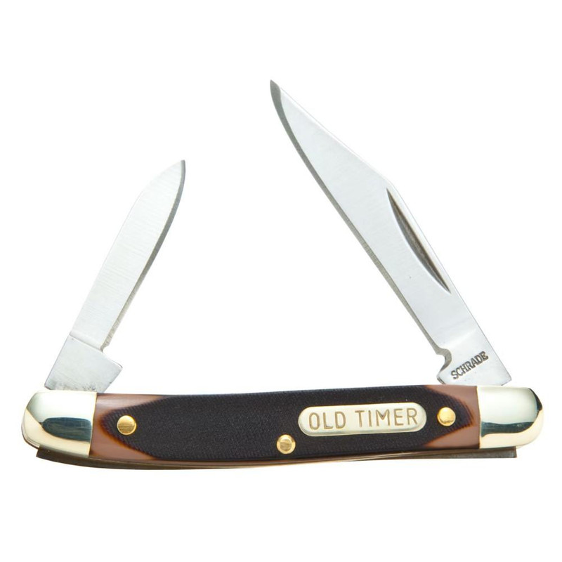 Old Timer Minuteman Folding Knife, Brown - 1179204