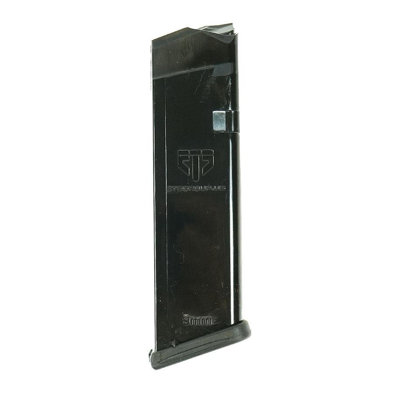 Elite Tactical Systems Glock 17 9mm Luger 17rd Handgun Magazine, Black Polymer - GLK-17BLK