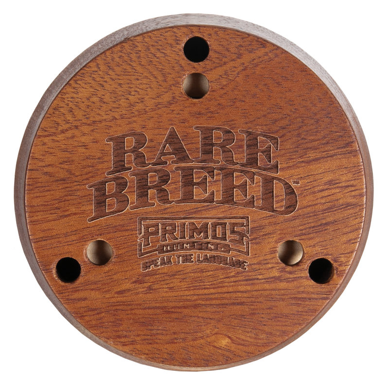 Primos Rare Breed Turkey Pot Call Striker Call, Black/Brown - PS2905