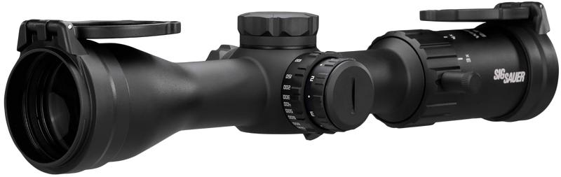 Sig Sauer Whiskey4 2.5-10x42mm 30mm Riflescope, Black Matte - SOW42003