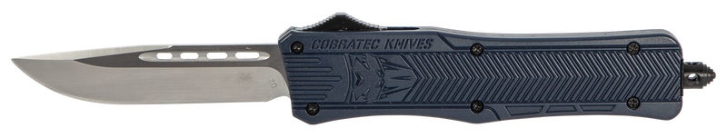 Cobratec Knives CTK-1 Medium OTF Drop Point Knife, NYPD Blue - MNYCTK1MDNS