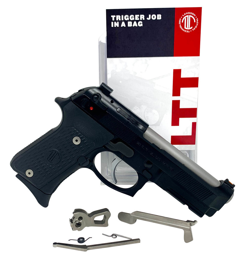 Langdon Tactical Tech Trigger Job In A Bag Nickel Curved Trigger, Nickel - LTTTJIBOP13N