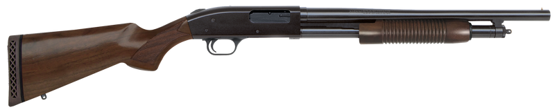 Mossberg 500 Retrograde 12 Gauge 18.5" 5+1 Pump Action Shotgun, Blued Walnut - 50429