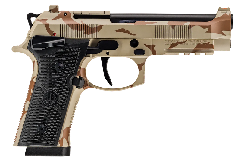 Beretta 92XI SAO 9mm 4.7" 15rd Pistol, Desert DPM Camo - SPEC0743A15