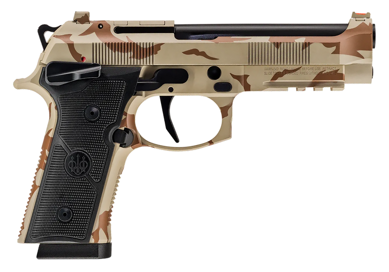 Beretta 92XI SAO 9mm 4.7" 18rd Pistol, Desert DPM Camo - SPEC0743A18