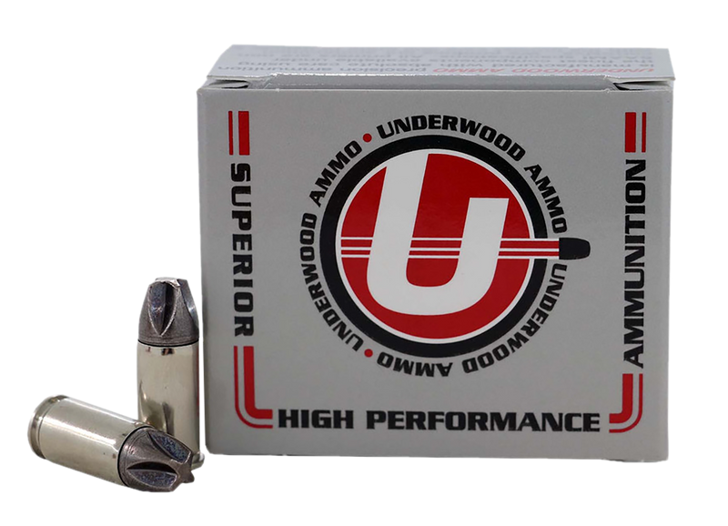 Underwood Ammo Xtreme Defense 9mm Luger 90gr Solid Monolithic Handgun Ammo, 20 Round Box - 875
