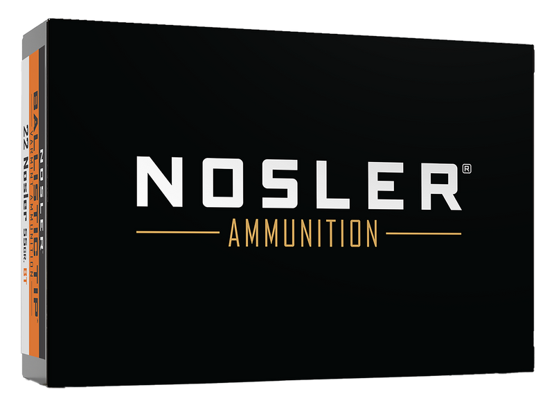 Nosler Ballistic Tip 22 Nosler 55gr Spitzer Ballistic Tip Varmint Rifle Ammunition - 61030