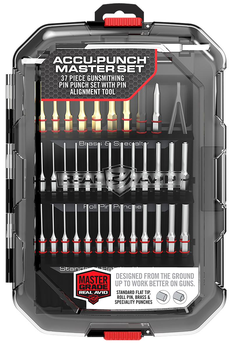Real Avid Accu-Punch Master Set 37-Piece Black - AVMAPS