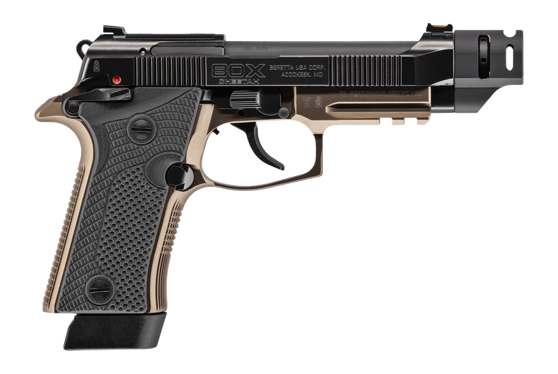 Beretta 80X Cheetah 380 ACP 4.4" 10rd Pistol, Black Bronze - J80XTACLED10