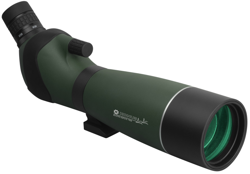 Konus Konuspot 70B 20-60x70mm Spotting Scope with Tripod, Black/Green - 7129
