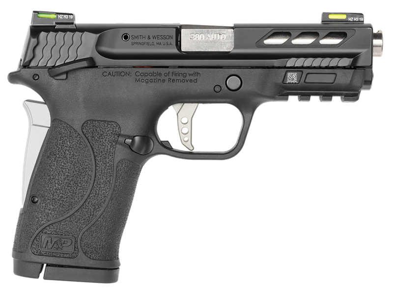 Smith & Wesson M&P Shield EZ Performance Center .380 ACP 3.8" 8+1 Semi-Auto Pistol, Black Armornite - 12718