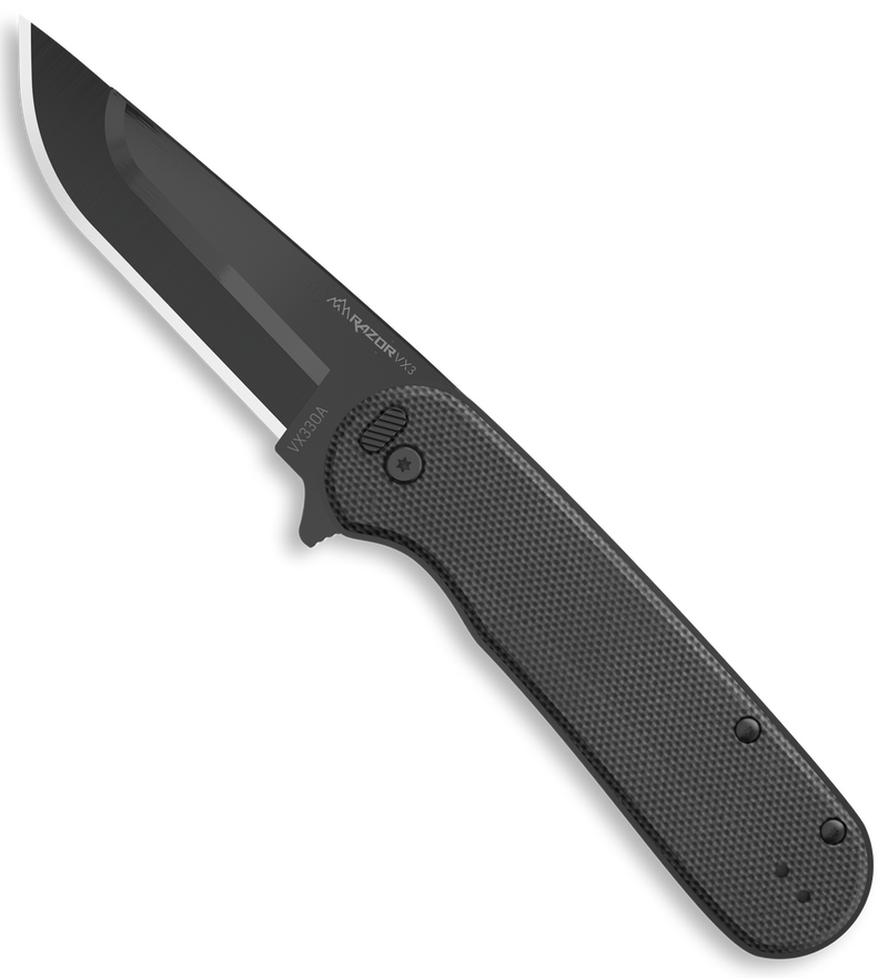 Outdoor Edge Razor VX3 EDC Folding Knife, Green G10 Handle - VX330A