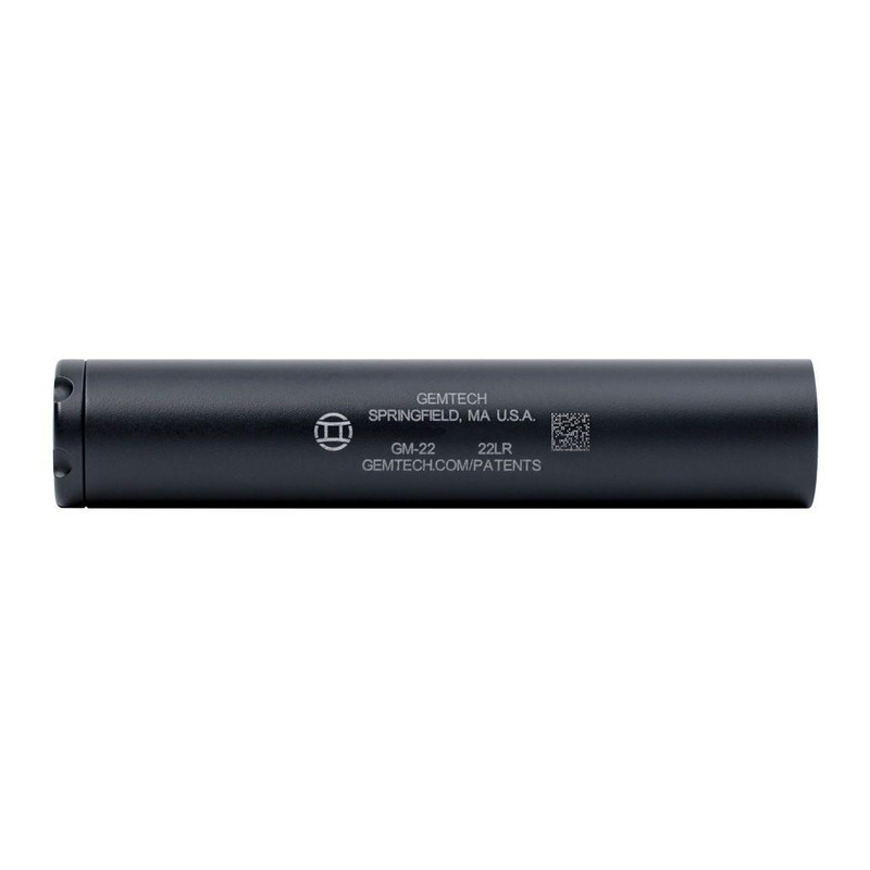 Gemtech GM-22 Suppressor, Black - 12127