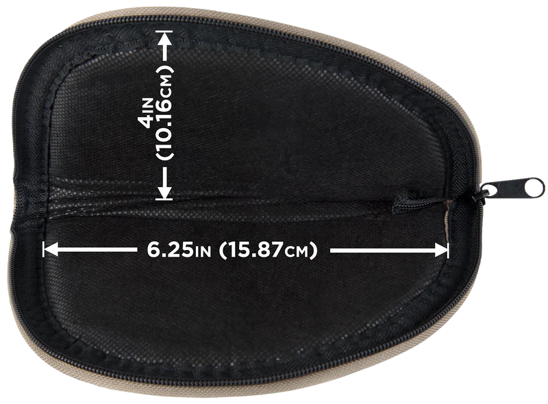 Allen 6" Pistol Case, Earth Tone - 726