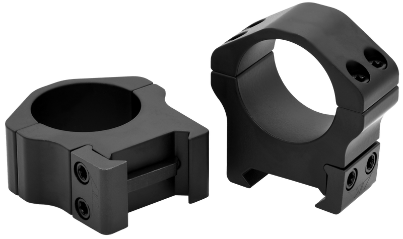 Warne Maxima Horizontal Rings, 1" Medium Height, Matte Black - 501M