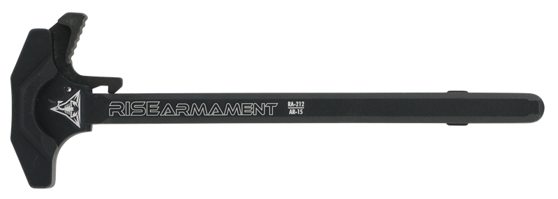 Rise Armament RA-212 Extended Latch Charging Handle, Black Anodized - RA212