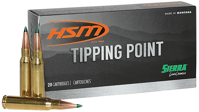 HSM Tipping Point 2 Super Shock Tip 7mm Rem 162 gr Hornady SST Rifle Ammo, 20 Round Box - 7MMMAG27N