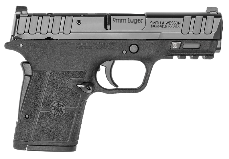 Smith & Wesson Equalizer 9mm 3.68" 15+1rd Semi-Auto Pistol, Black Armornite - 13592
