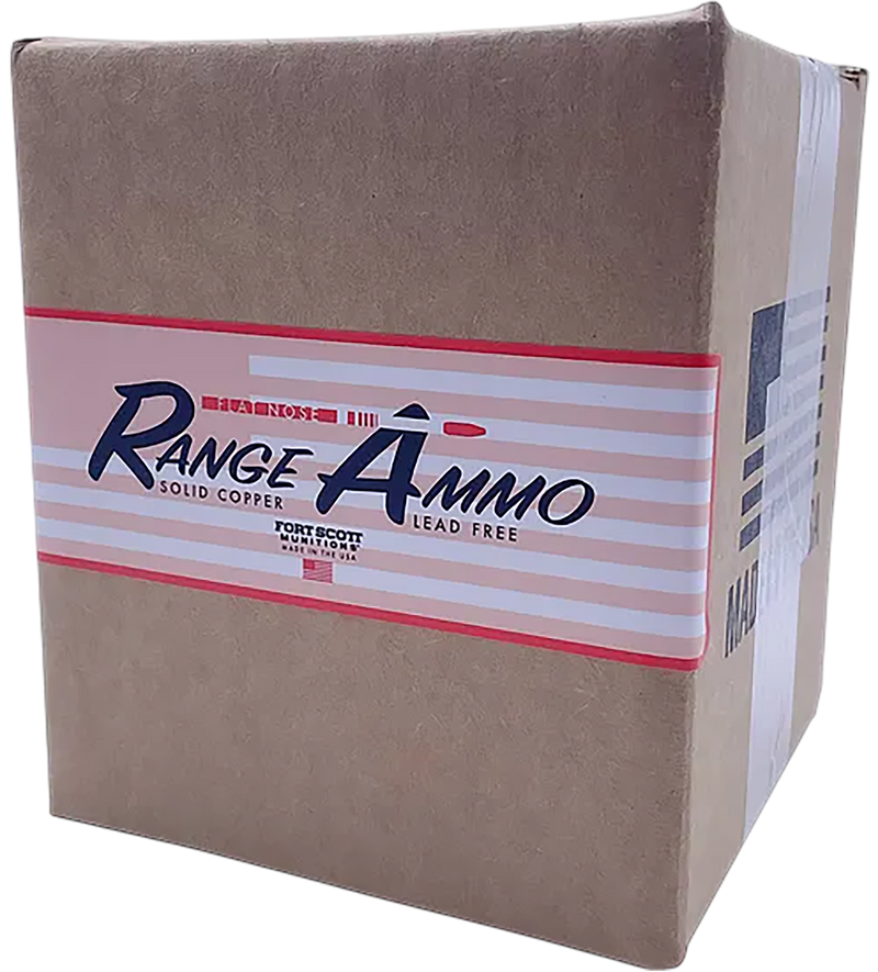 Fort Scott Munitions 9mm 115gr Solid Copper Flat Nose Range Ammo 500rds - 9MM-115-SCVFNRA