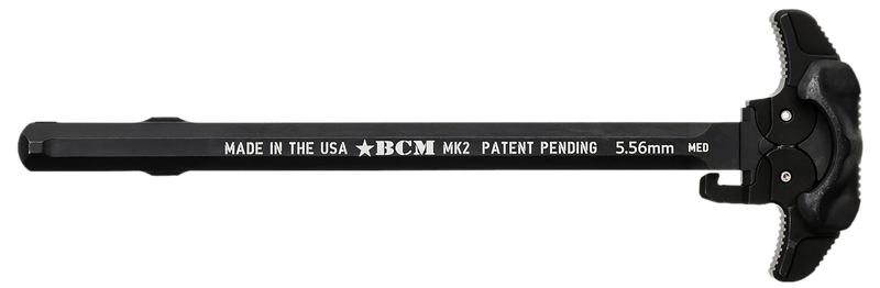 Bravo Company MK2 Ambidextrous Charging Handle, Medium Latch, Black - GFHMK2MEDAMBI