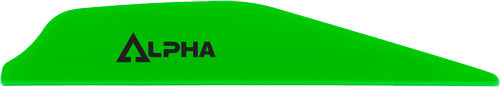 Bohning Alpha AR 1250 Vane 2.8" Neon Green - 101061NG28