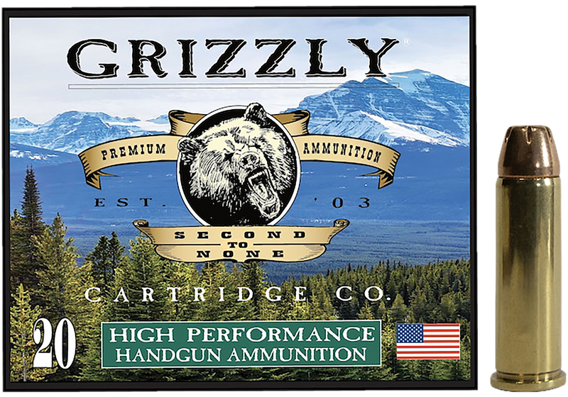Grizzly Ammo 38 Special +P 148gr Jacketed Hollow Point Handgun Ammo, 20 Rounds Per Box - GC38SP+P3