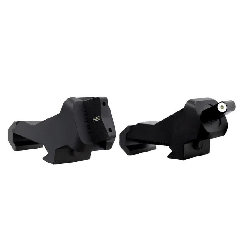 XS Sights SightXTI2 DXT 45 Degree Offset BUIS Tritium Iron Sights - AR-0008-5