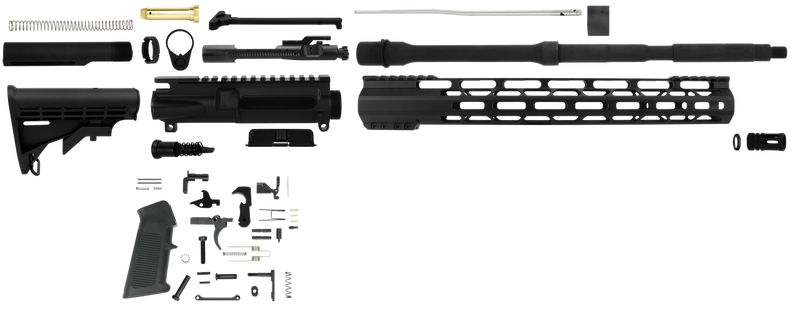 TacFire Lower Parts Kit Unassembled Rifle Kit 223 Rem/5.56x45mm NATO AR Platform Aluminum - SSRK556LPK