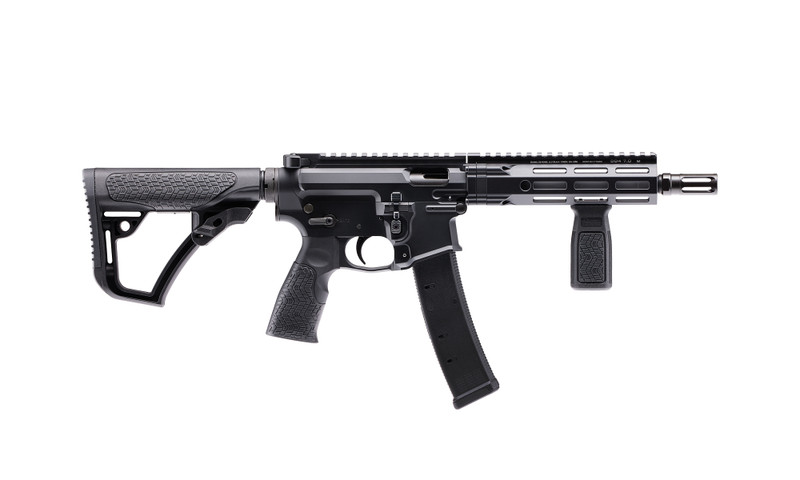 Daniel Defense PCC SBR 9mm 8.3" 30+1 Semi-Auto Short Barrel Rifle, Matte Black - 02-189-08291