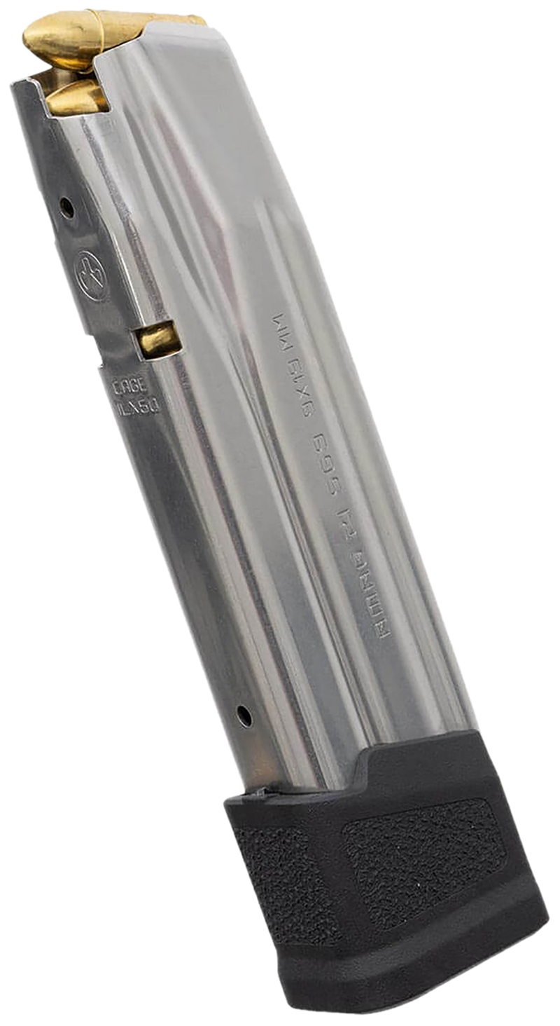 Magpul AMAG 21rd 9mm Sig P320 Magazine, Stainless Steel/Silver - MAG1465-SST