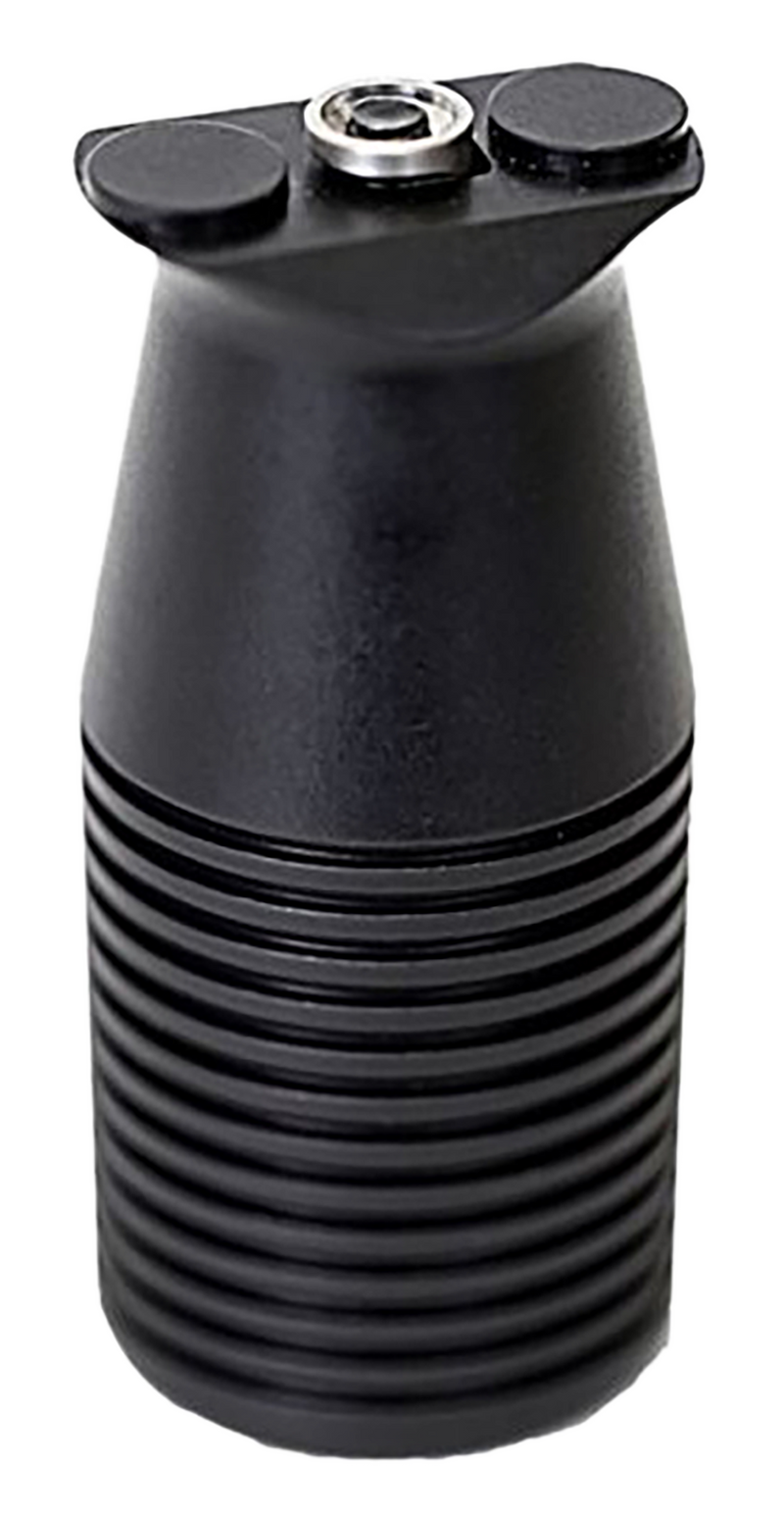 Ergo Mini Max Vertical Forward Grip, Black Ribbed Anodized Aluminum KeyMod Mount - 4231BK