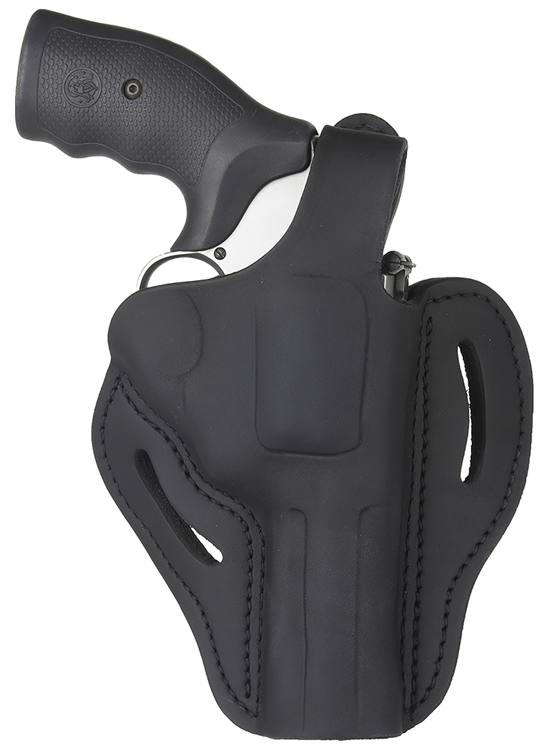 1791 Gunleather Revolver Thumb Break OWB Holster, Stealth Black - RVHX2SBLR