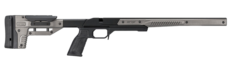 MDT Oryx Rifle Chassis, Gray Aluminum - Ruger 10/22 - 104781GRY