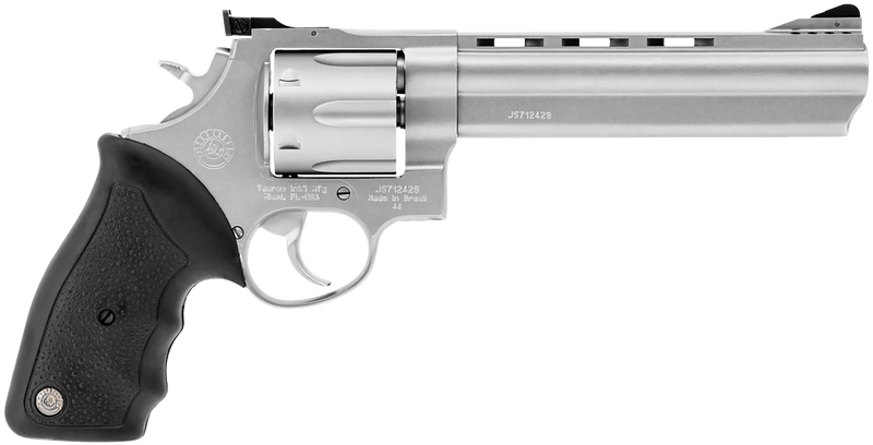 Taurus 44 .44 Rem Mag 6.5" 6rd Revolver, Matte Stainless - 2-440069