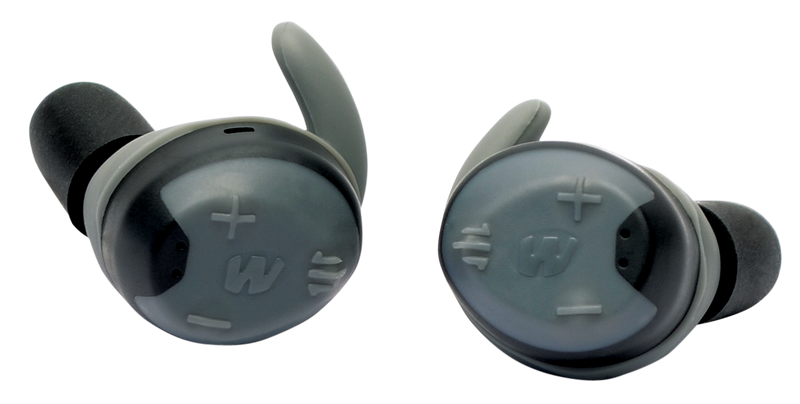 Walker's Silencer 2.0 R600 In-Ear Hearing Protection, Gray - GWPSLCRRC2