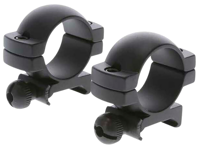 TruGlo Lightweight Scope Rings 1" Medium, Matte Black - TG8960B1