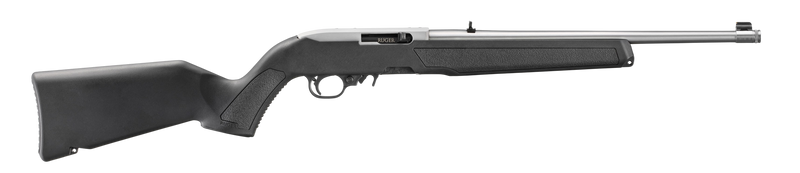 Ruger 10/22 .22 LR 16.4" 10+1 Rifle, Satin Stainless/Black - 32004