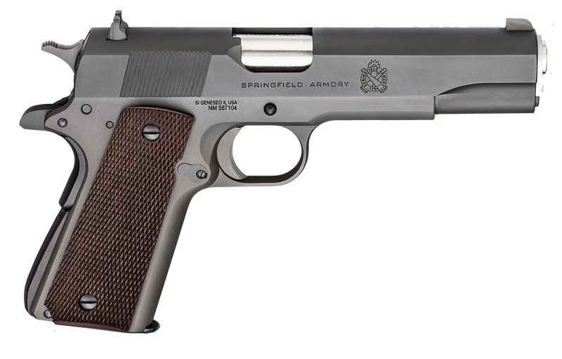 Springfield Armory 1911 Defender Mil-Spec .45 ACP 5" 7+1 Semi-Auto Pistol, Parkerized Black - PBD9108L