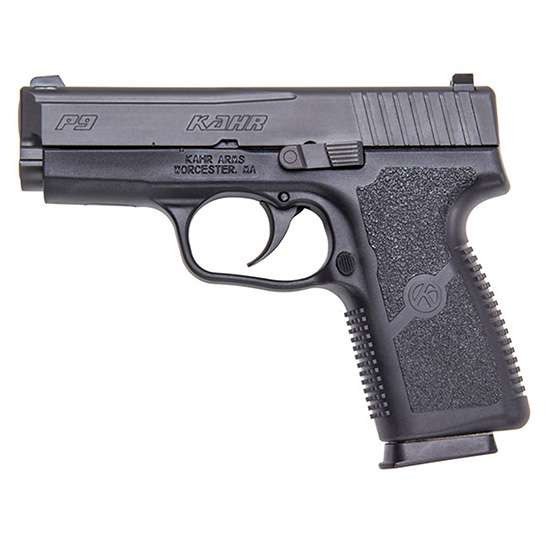 Kahr P9 9mm 3.6" 8rd Pistol, Stainless/Black - KP90G94N