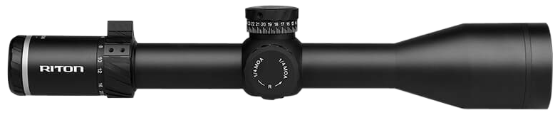 Riton Optics 7 Conquer 4-32x56mm 34mm Tube Illuminated MOR Reticle Rifle Scope, Matte Black - 7C432AFI23