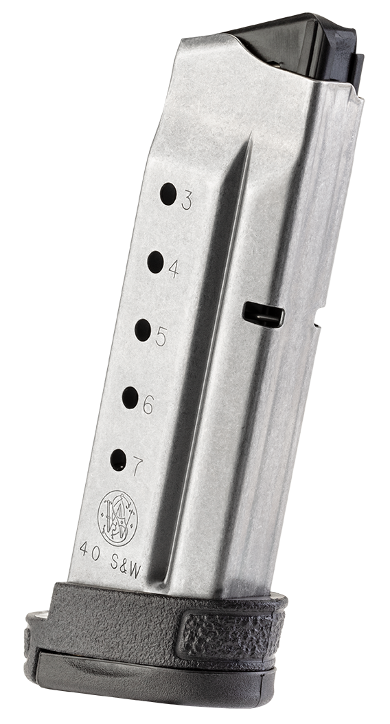 Smith & Wesson M&P Shield .40 S&W 7rd Handgun Magazine, Stainless Steel - 199340000