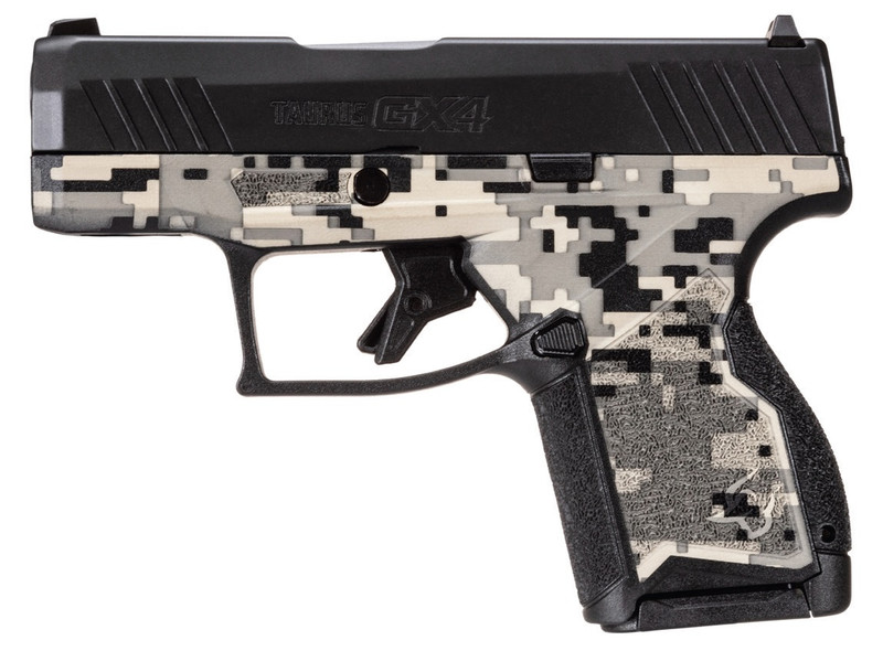Taurus GX4 9mm 3" 11+1 Semi-Auto Pistol, Black/Digital Camo - 1-GX4M931-EN2