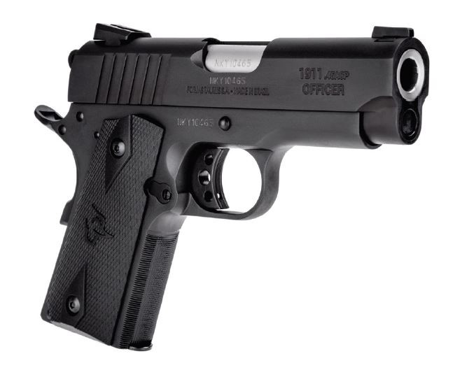 Taurus 1911 Officer 45 ACP 3.5" 6+1 Pistol, Matte Black - 1-191101OFC