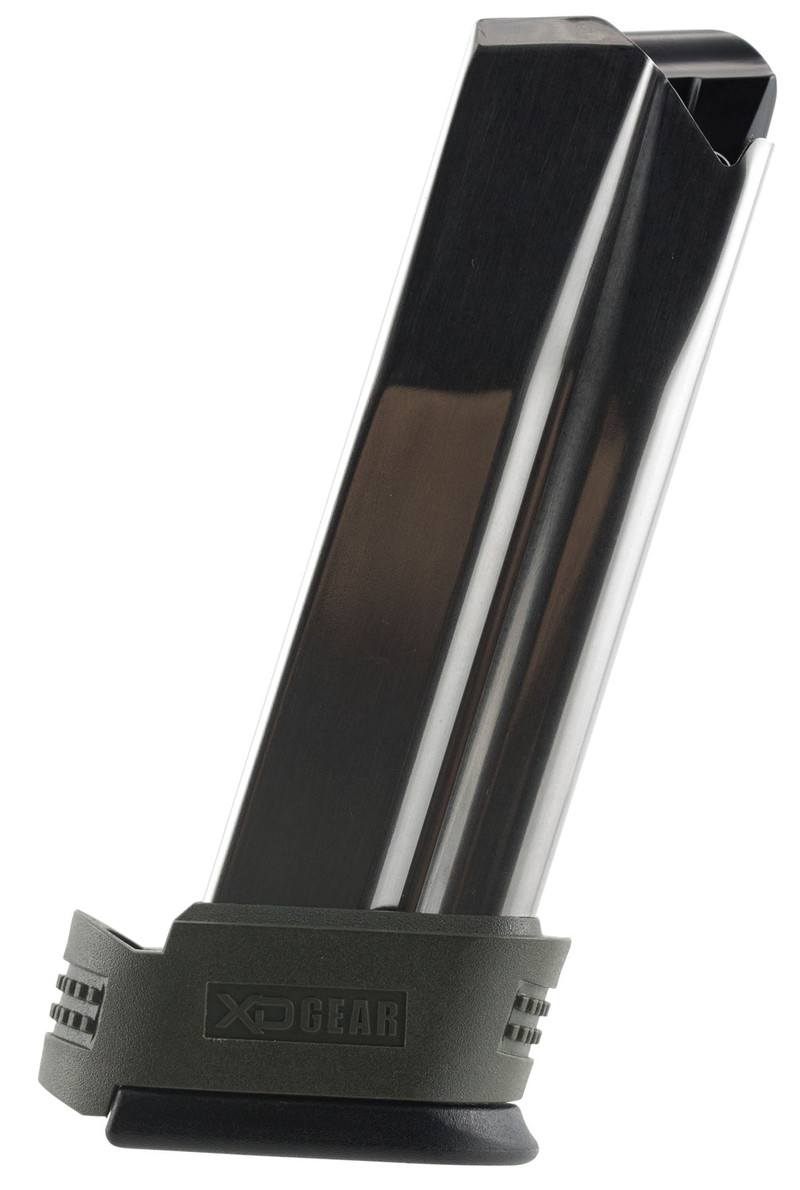 Springfield Armory XD Compact .45 ACP 10rd Handgun Magazine, Stainless Steel with OD Green Sleeve - XD4549