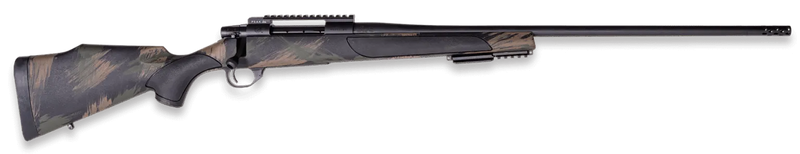 Weatherby Vanguard Black Hills 308 Win 18" 5rd Bolt-Action Rifle, Black/Tan Camo - VBS308NR0B