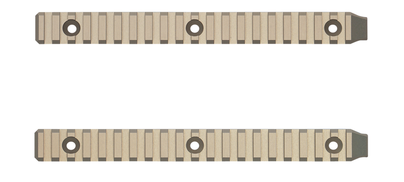 Q LLC The Fix Top Rail 10" Picatinny Rail, Clear Coat Anodized - TOPRAIL8.5IN12