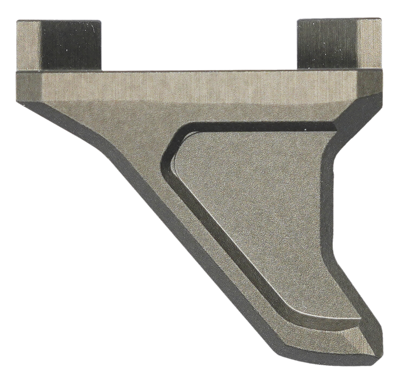 Q LLC Deluxe Q-Sert Barricade Stop Small, Silver Anodized Aluminum - ACCQSERTBSSAL