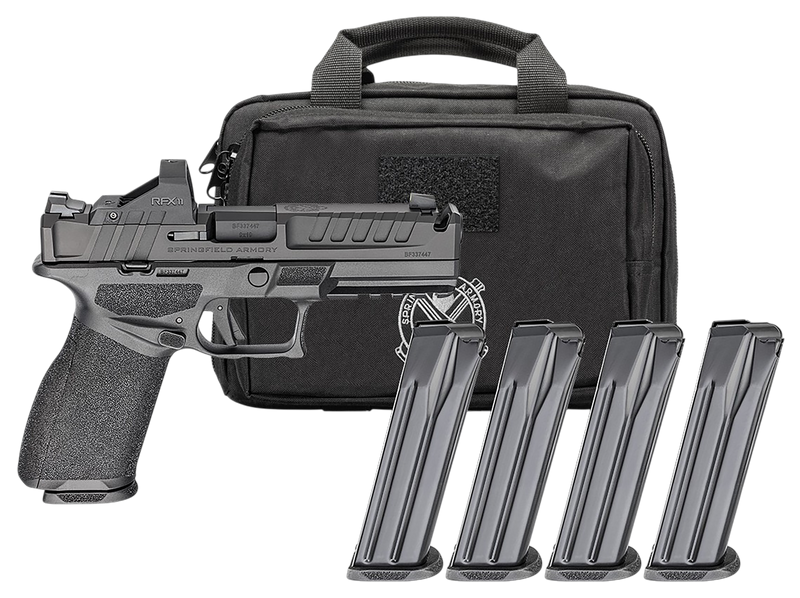 Springfield Echelon 4.5 Comp 9mm 4.5" 20rd Pistol, Black - EC9459B-COMP-PAC